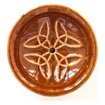 Vonná tyčinka Botanic Stojánek na vonné tyčinky miska - Hnědá 1 ks