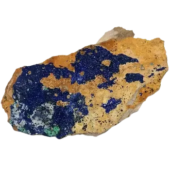 Přírodní kámen Malachit-azurit přírodní kus 56 g bez úprav