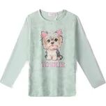 DÍVČÍ TRIČKO S DLOUHÝM RUKÁVEM YORKSHIRE ZIMA26 Barva: Zelená, Velikost: 128