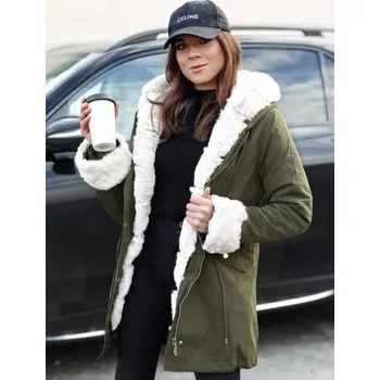 Dámská zimní bunda parka STARBURST zelená