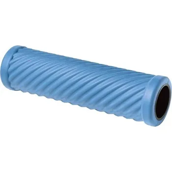 Pěnový válec Pino Cvičební válec pro fasciální trénink, s vlnami, ledově modrý