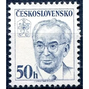 Poštovní známka Českosloveská pošta (1983) č. 2574 ** - Československo - 70. výročí narození Gustáva Husáka