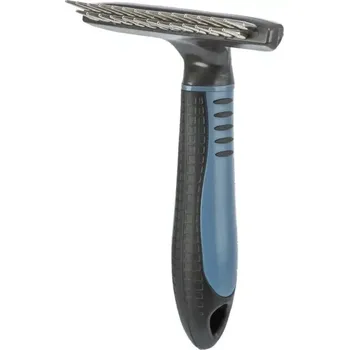 Péče o srst a drápky Hrablo dvojité dlouhá srst 10x15cm