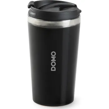 Kávovar Termohrnek 400 ml - černý - DOMO DO733K-44, Objem: 400 ml, Barva: černá