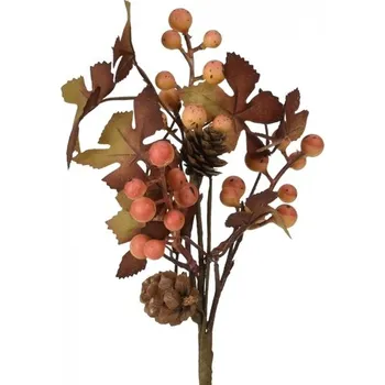 umělá květina Podzimní větvička 25x12x4 cm