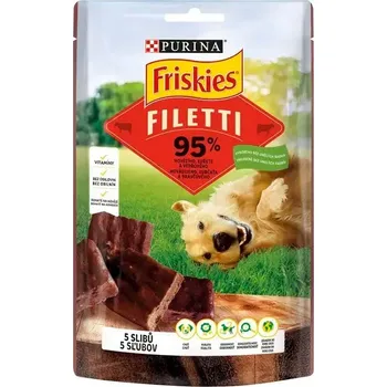 Pamlsek pro psa Friskies Filetti pamlsky s hovězí příchutí 70g