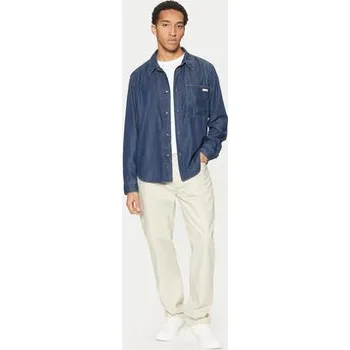 Oblečení a móda Calvin Klein Jeans džínová košile J30J327022 Tmavomodrá Regular Fit L