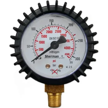 Příslušenství ke svářečce Manometer (tlakoměr) dusík 315 Bar typ Mouse