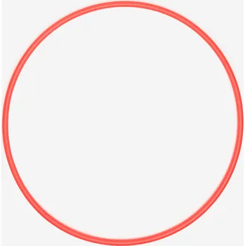 DOMYOS Obruč na moderní gymnastiku 75 cm RŮŽOVÁ|ČERVENÁ