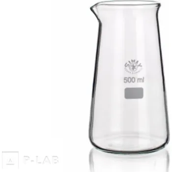 Laboratorní baňka Kádinka dle Philipse | SIMAX (Objem (ml): 500, Výška (mm): 145, Vnější spodní průměr (mm): 88, Vnitřní horní průměr (mm): 61, Balení (ks): 1)