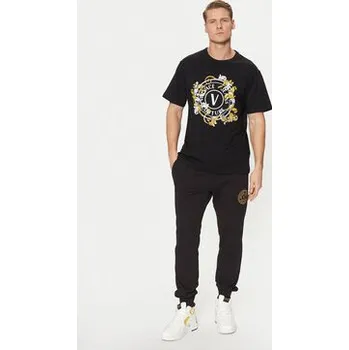 Pánské tričko Versace Jeans Couture T-Shirt 78GAHC01 Černá Regular Fit XL