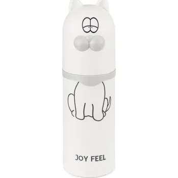 Dětské cestovní pouzdro na zubní kartáček a pastu v barvě bílé