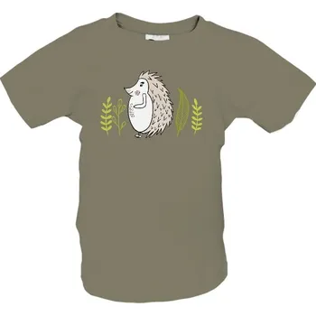 Tričko s potiskem Ježek v lese dětské