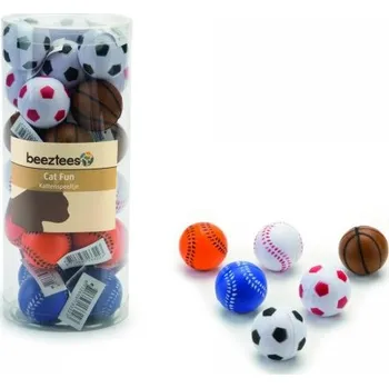 Hračka pro kočku Beeztees Míček pro kočky pěnový 4cm