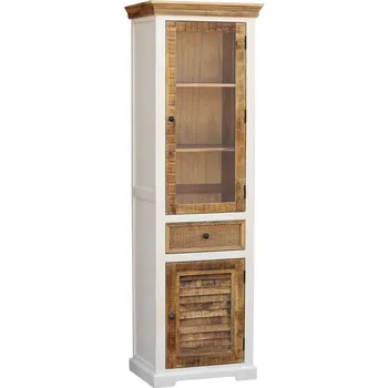 Komoda Dřevěná vitrína Madagaskar