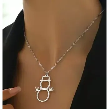 Řetízek Řetízek s přívěškem - sněhulák