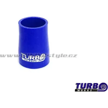 Zapalovací a žhavicí svíčka Silikonová hadice, redukce rovná TurboWorks Blue 45/51 - 80mm