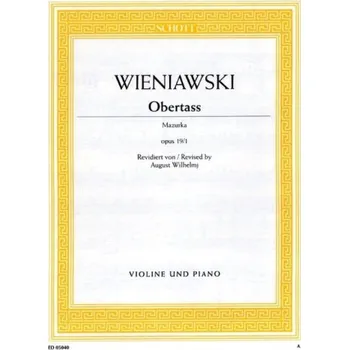 Henryk Wieniawski: Obertass Mazurka Opus 19/1 (noty na housle, klavír)