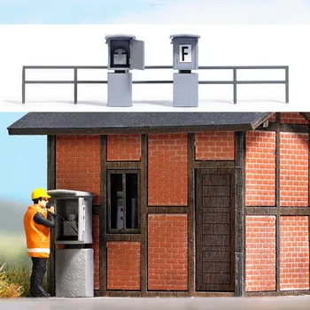 Modelová železnice H0 - Drážní telefon, 2 ks / Busch 1627