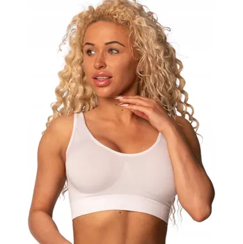 Podprsenka Sportovní Podprsenka Top Dámská Pohodlná Fitness Bez Kostic L/XL