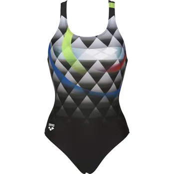 Dámské plavky Dámské Jednodílné plavky ARENA W BOUNCY V BACK ONE PIECE 001630/566 – Černá 34