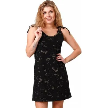 Dámské noční prádlo Dámská noční košile Priscila 1151 LEVEZA černá S