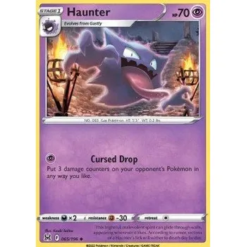 Volný čas Pokémon LOR 065/196 Haunter - Lost Origin Stav: Near Mint, Verze: NORMAL