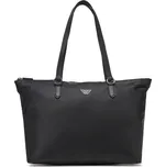 EMPORIO ARMANI Logo Black shopper kabelka Černá
