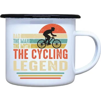 DOBRÝ TRIKO Plecháček s potiskem Cycling legend Velikost plecháčku: 330 ml