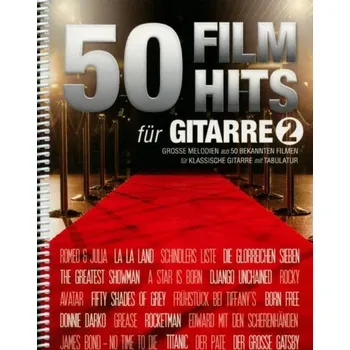 50 Filmhits für Gitarre 2 (noty, tabulatury na kytaru)