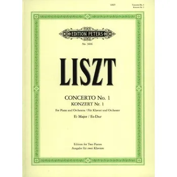 Franz Liszt: Piano Concerto No.1 in E Flat Major (noty na čtyřruční klavír)