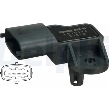 Čidlo automobilu Snímač, plnicí tlak DELPHI PS10124