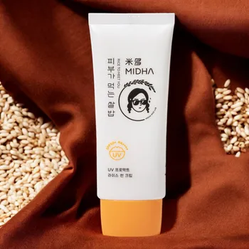 Přípravek na opalování MIDHA - UV Protect Rice Sun Cream SPF50+ PA++++- Pečující SPF s extrakty z rýže - 50 ml