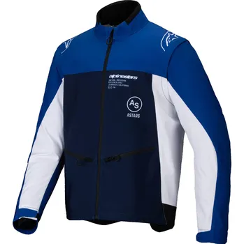 Pánská softshellová bunda Softshellová bunda Alpinestars Lite Dura Softshell modro-bílá
