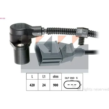 Kliková hřídel Generátor impulsů, klikový hřídel KW 453 320