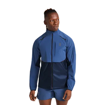 Běžecké oblečení ON běžecká bunda Weather-Jacket 2024 Tmavě modrá XL Pánské