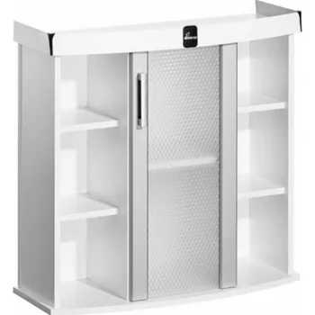 Akvaristika Stolek akvarijní DIVERSA Modern 80 oblý tmavě hnědá-wenge