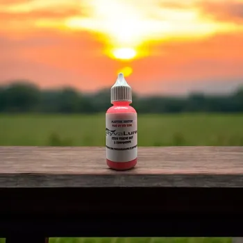 RYVALURES PLASTISOL COLOR FLUO UV RED 30ML. (BARVA DO TEKUTÉ GUMY FLUO UV RED 30ML.)