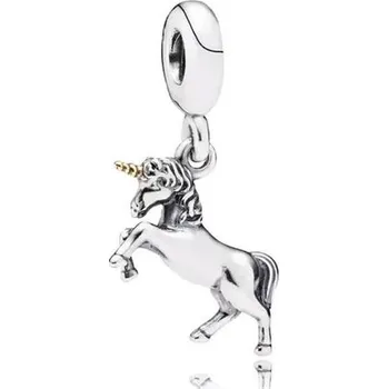 Šperk NUBIS® Stříbrný přívěšek korálek jednorožec - B0391