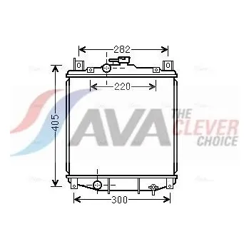 Chladič motoru Chladič, chlazení motoru AGB 742208A1