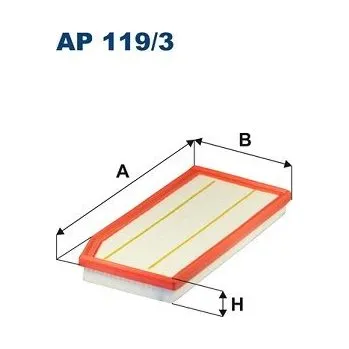 Vzduchový filtr Vzduchový filtr FILTRON AP 119/3