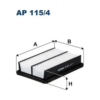 Vzduchový filtr Vzduchový filtr FILTRON AP 115/4