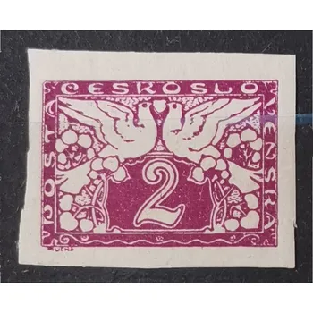 Poštovní známka Známka ČSR, 2h, Pof.S1 *