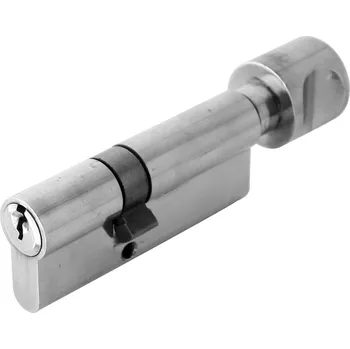 Vložka do dveří DOMINO Stavební cylidrická vložka DMO 41/51G barva stříbrná s knoflíkem