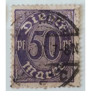 Sběratelství Známka Německo, Reich, 50Pfg., Mi.29#