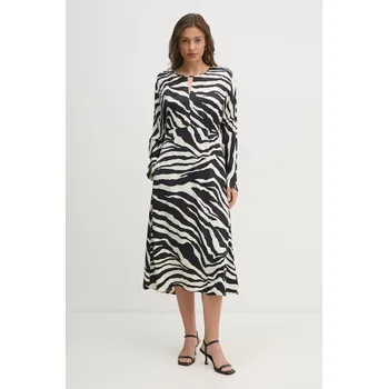 Dámské šaty Šaty OUI černá barva, midi, 90633 99X, vel. 38