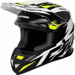Přilba Cross Cup Two, CASSIDA (bílá/žlutá fluo/černá/šedá)