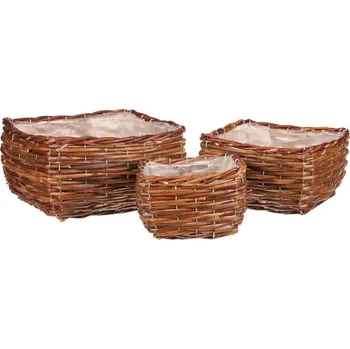 Květináč Obal proutěný - sada 3 ks PRP302 - SLEVA 3% s kodem radost25