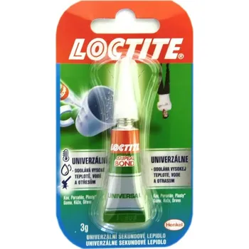 Kancelářské lepidlo Lepidlo vteřinové Loctite Super Bond 3g