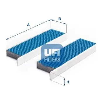Ventilátor topení a klimatizace Filtr, vzduch v interiéru UFI 34.404.00